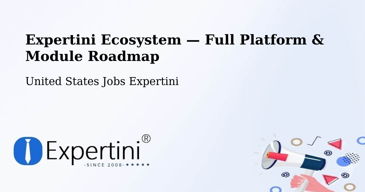 Expertini Ecosystem — Full Platform & Module Roadmap – Mattoon